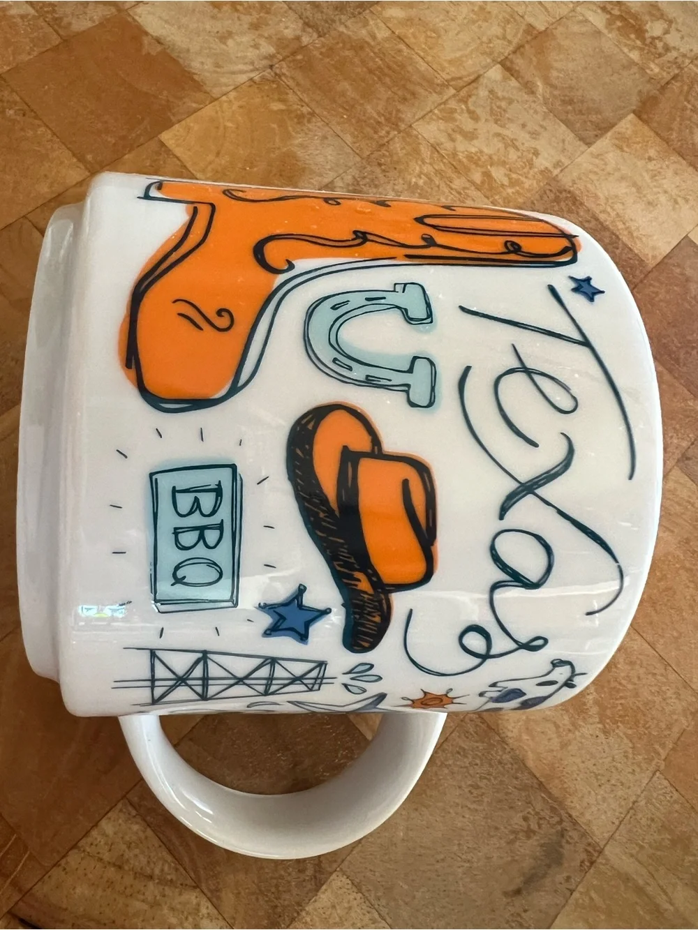 Starbucks White Mug with Black Logo Text